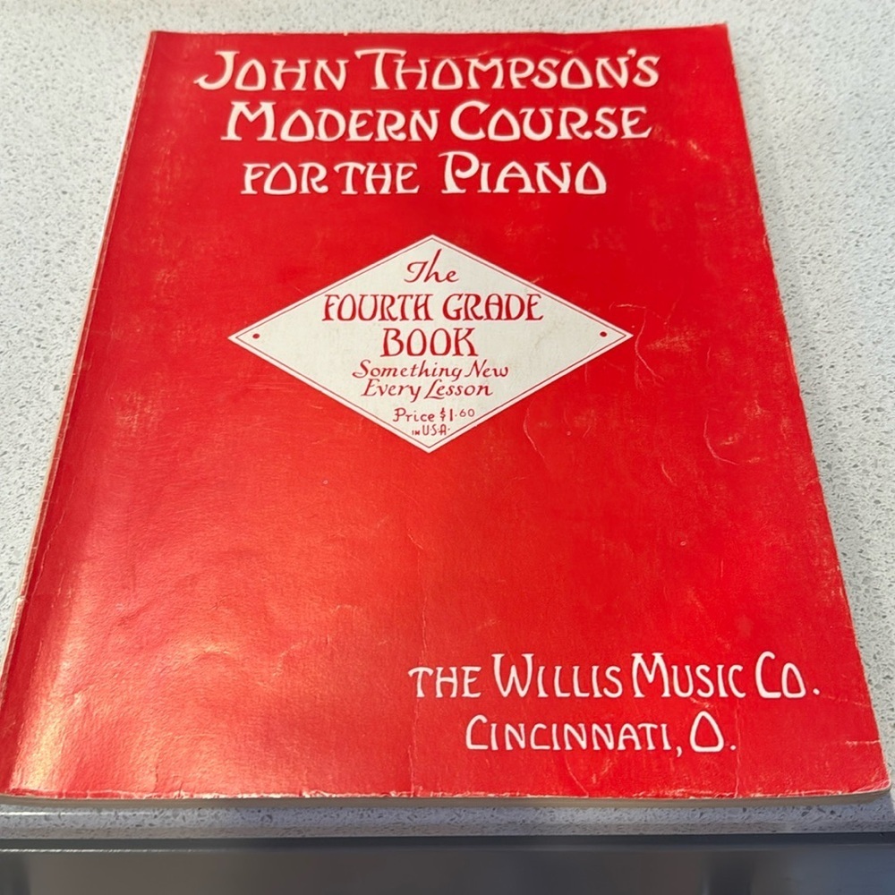 John Thompsons modern course for the piano the fourth grade book